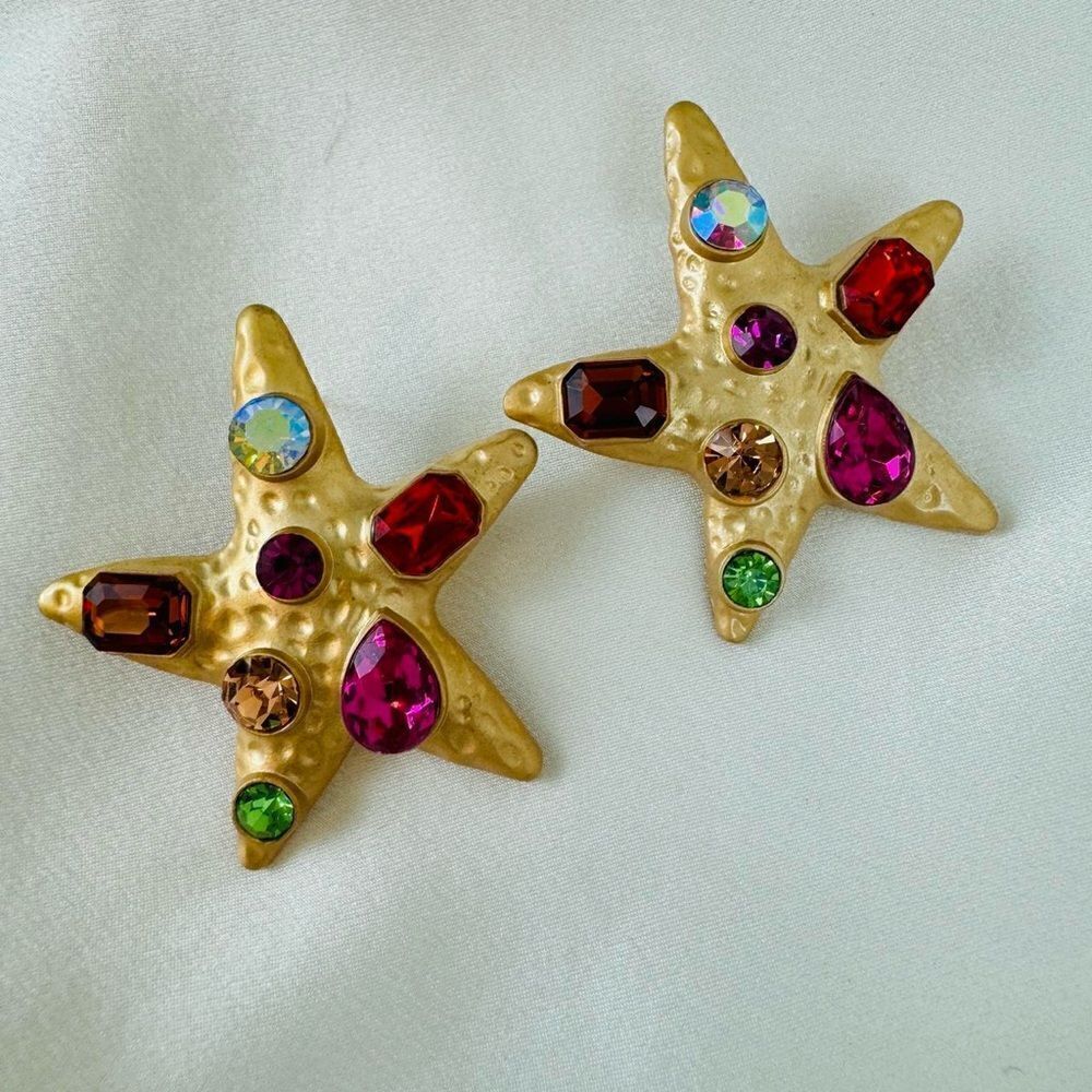 Star earrings N777